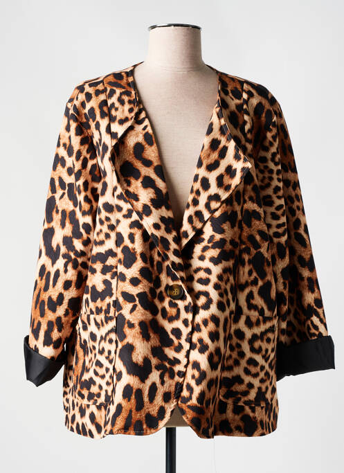 Blazer poches marron PIMENT ROUGE femme