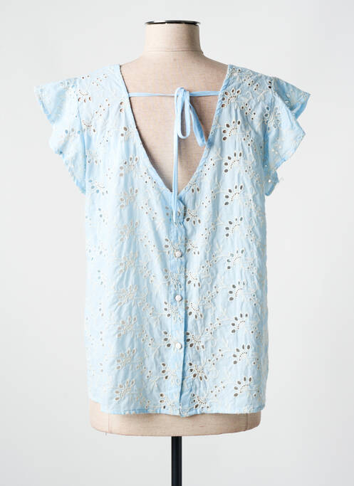 Blouse bleu BY ONE pour femme
