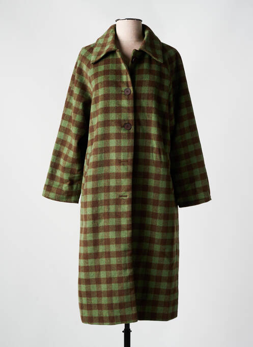 Manteau long vert COMPAÑIA FANTASTICA pour femme