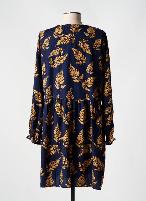 Robe courte bleu BY ONE pour femme