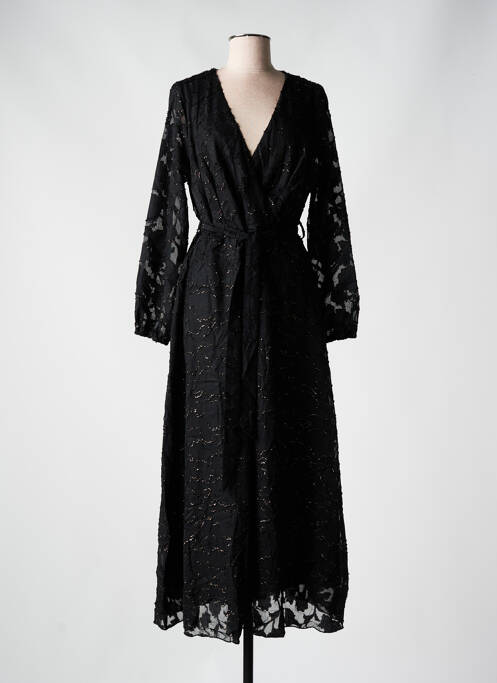 Robe longue noir LILIE PLUS pour femme