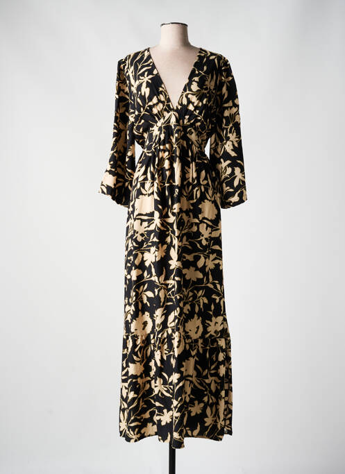 Robe longue noir RUE DES ABBESSES pour femme