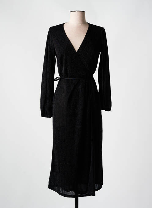 Robe mi-longue noir COMPAÑIA FANTASTICA pour femme