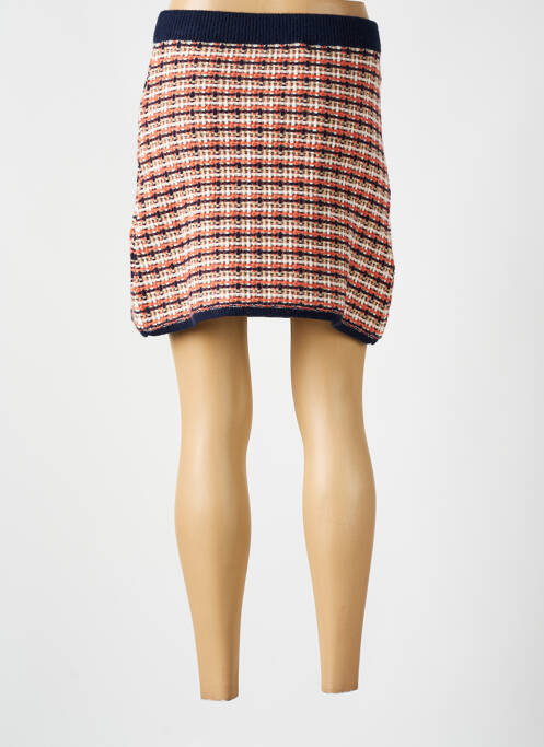 Jupe courte taille élastique bleu COMPAÑIA FANTASTICA femme
