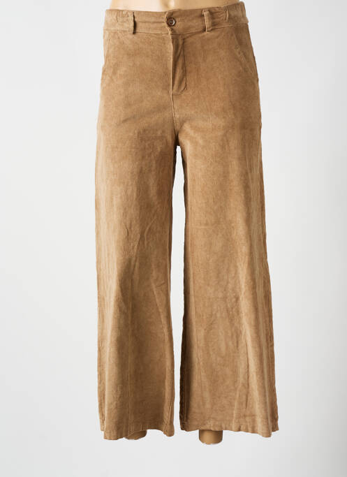 Pantalon 7/8 marron INTUITION pour femme