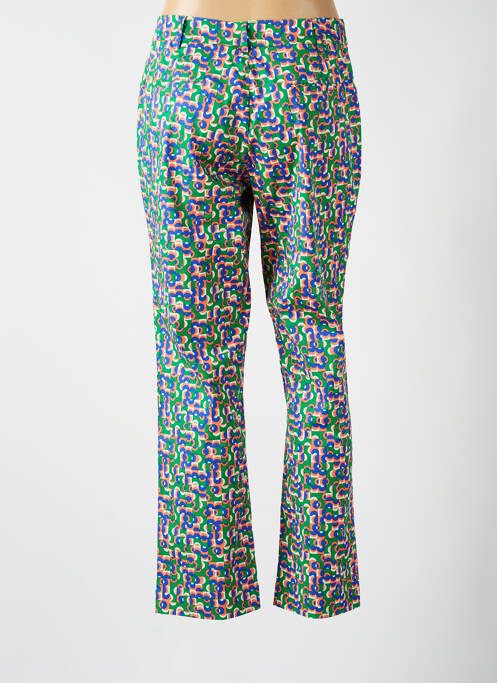Pantalon droit vert PRINCESSE NOMADE pour femme