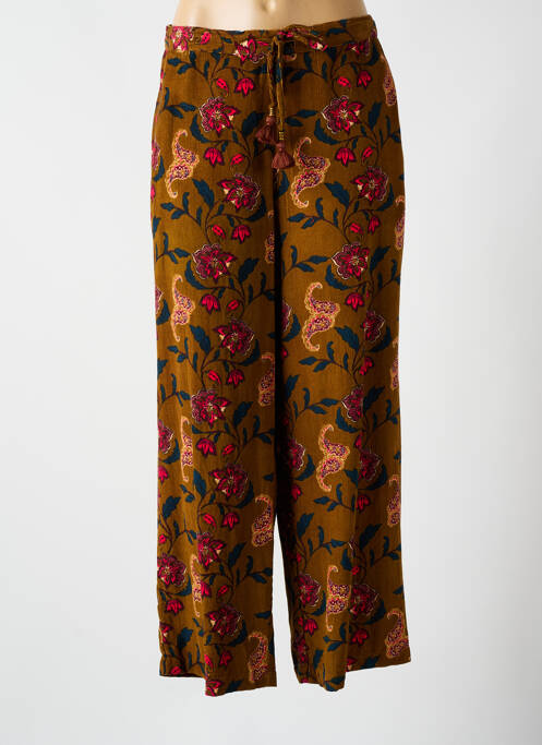 Pantalon large vert ORIENTIQUE NATURALLY pour femme