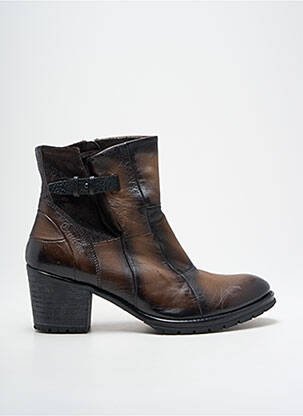 Bottines/Boots marron BUNKER pour femme