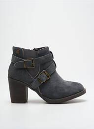 Bottines/boots nubuck talon de 4 à 6cm gris CARMELA femme
