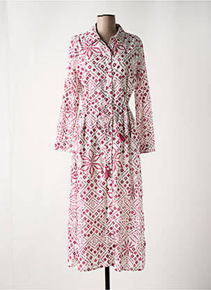 Robe longue manches longues manches longues rouge PEPE JEANS femme
