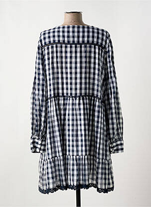 Robe mi-longue coupe fluide manches longues noir PEPE JEANS femme