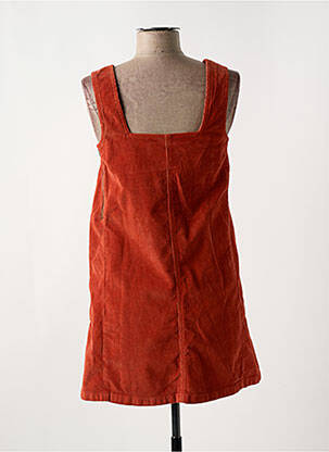 Robe courte coupe évasée manches longues orange PEPE JEANS femme