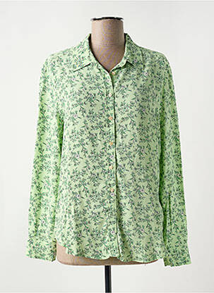 Chemisier imprimé fantaisie manches longues vert PEPE JEANS femme