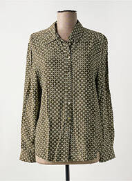 Chemisier imprimé fantaisie manches longues marron PEPE JEANS femme