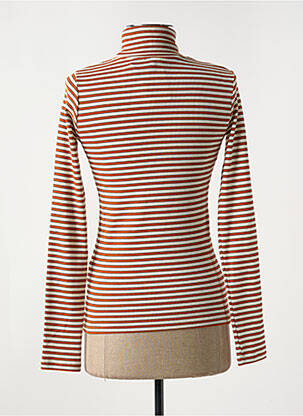 Top imprimé fantaisie manches longues orange PEPE JEANS femme