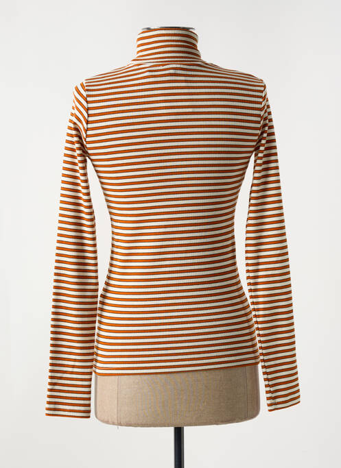 Top imprimé fantaisie manches longues orange PEPE JEANS femme