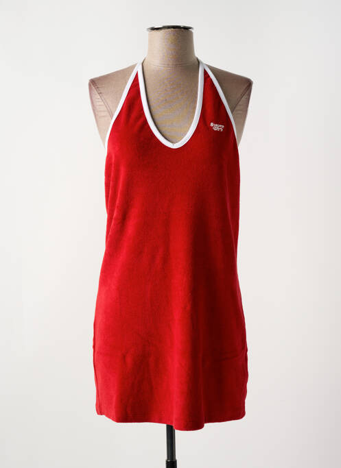 Robe courte rouge SUPERDRY pour femme