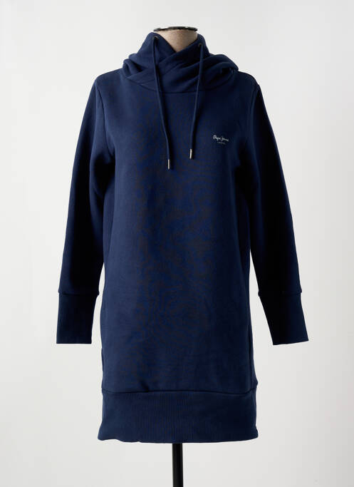 Robe mi-longue bleu PEPE JEANS pour femme