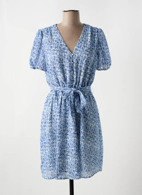 Robe mi-longue bleu TEDDY SMITH pour femme