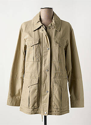 Veste casual coupe droite beige SUPERDRY femme