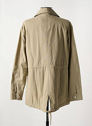 Veste casual coupe droite beige SUPERDRY femme