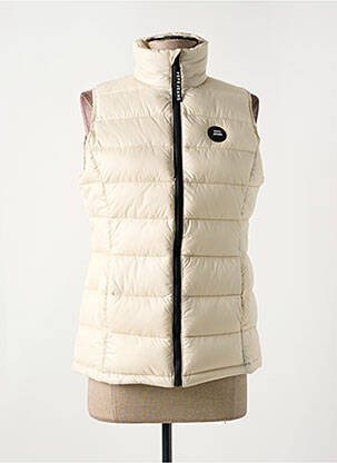 Doudoune poches sans capuche beige PEPE JEANS femme