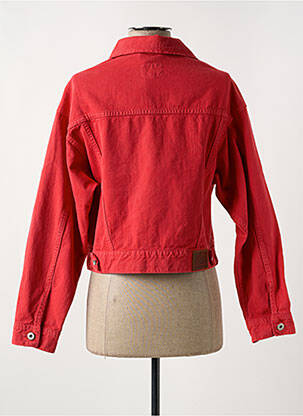 Veste casual coupe droite rouge PEPE JEANS femme