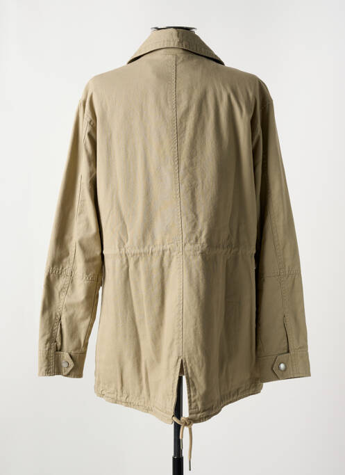 Veste casual coupe droite beige SUPERDRY femme