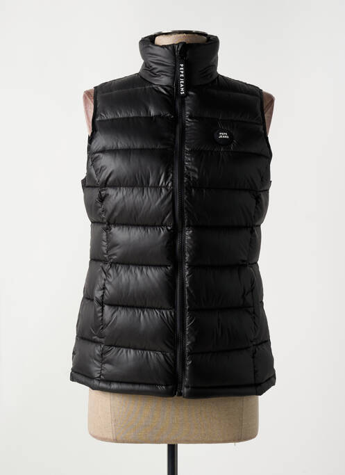 Doudoune poches sans capuche noir PEPE JEANS femme