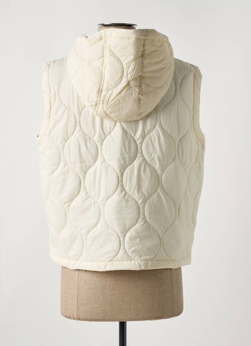 Doudoune poches a capuche beige PEPE JEANS femme