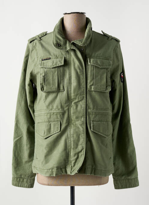 Veste casual vert SUPERDRY pour femme