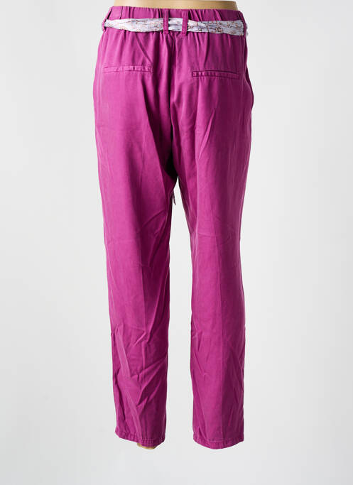 Pantalon 7/8 violet LABDIP pour femme