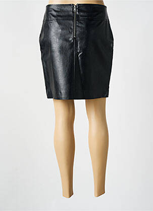 Jupe courte fermeture zippée au dos noir PEPE JEANS femme