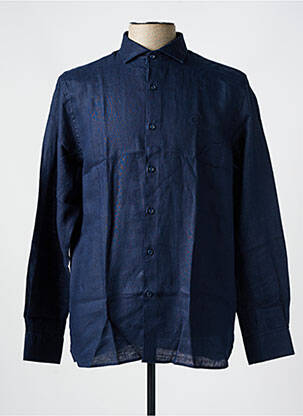 Chemise manches longues manches longues bleu DSTREZZED homme