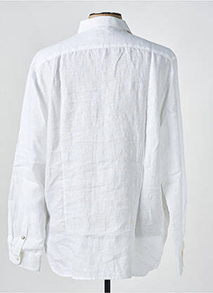 Chemise manches longues manches longues blanc DSTREZZED homme