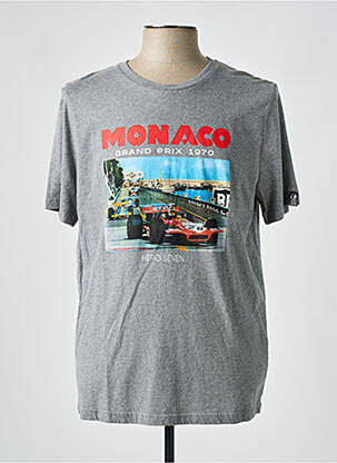 T-shirt stretch manches courtes gris HERO SEVEN homme