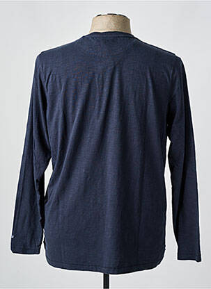T-shirt coupe cintrée manches longues bleu PEPE JEANS homme