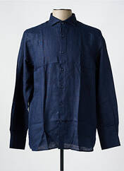 Chemise manches longues bleu DSTREZZED pour homme seconde vue