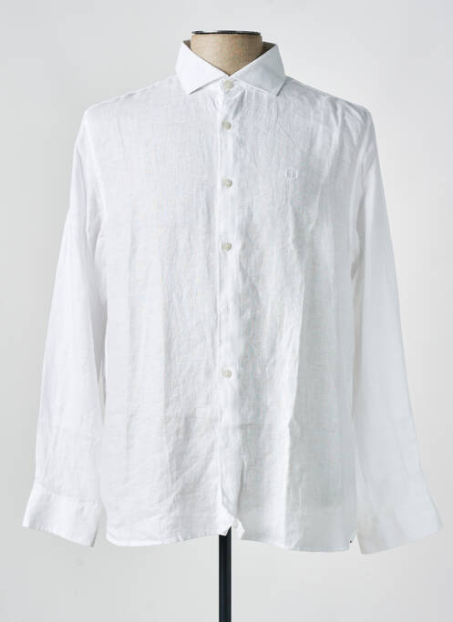 Chemise manches longues manches longues blanc DSTREZZED homme