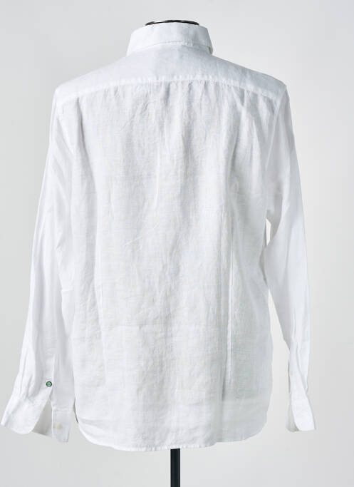 Chemise manches longues manches longues blanc DSTREZZED homme