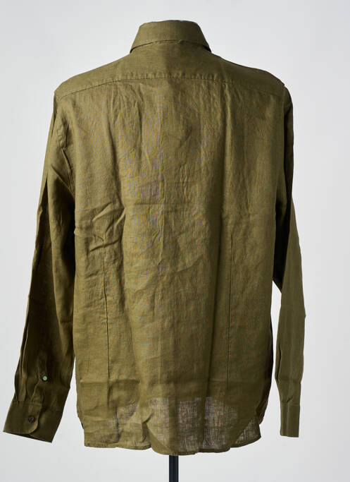 Chemise manches longues manches longues vert fonce DSTREZZED homme