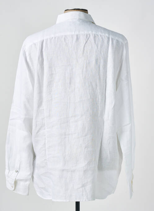 Chemise manches longues manches longues blanc DSTREZZED homme