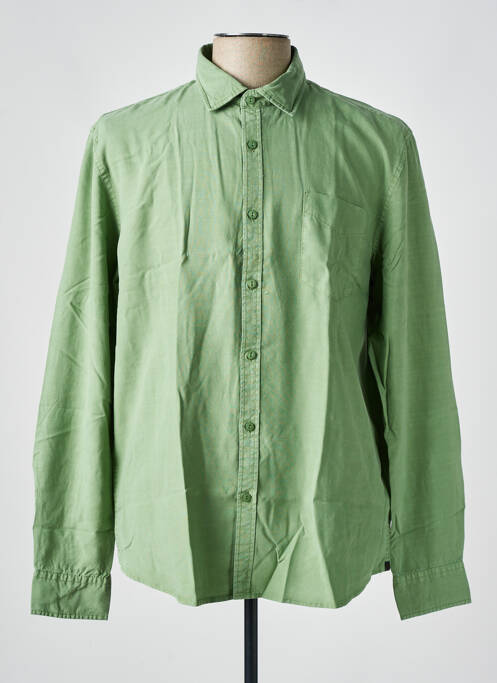 Chemise manches longues poches vert DSTREZZED homme
