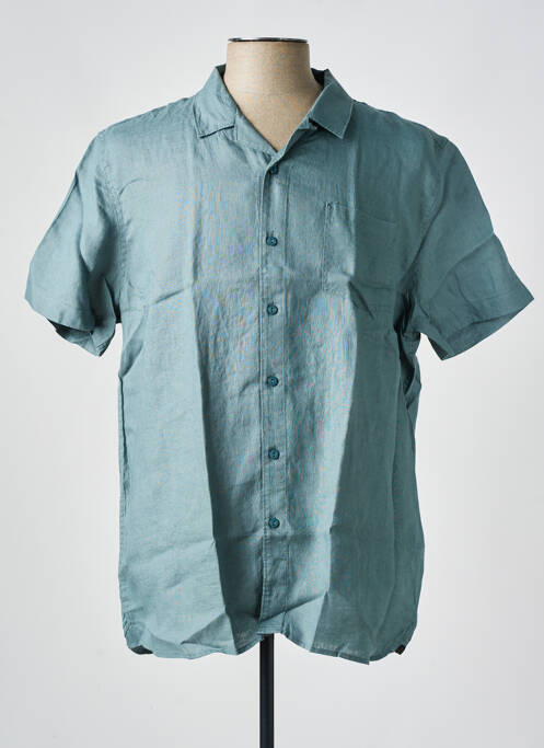 Chemise manches courtes coupe droite vert DSTREZZED homme