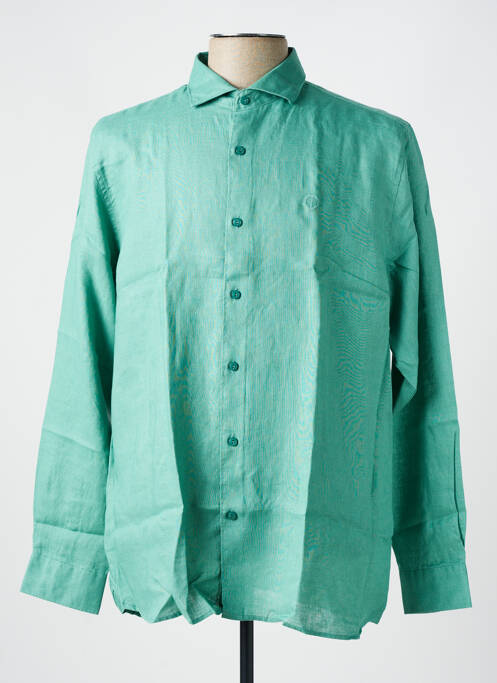 Chemise manches longues vert DSTREZZED pour homme