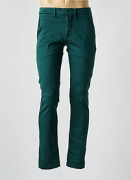 Pantalon chino fermeture zippée sous rabat avec crochet taille normale vert PEPE JEANS homme