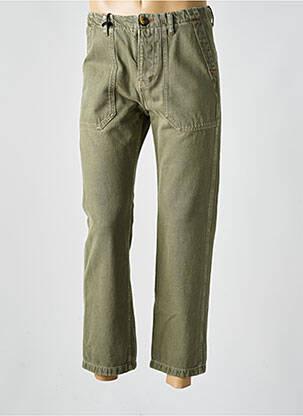 Jeans coupe droite fermeture boutonnée sur le devant taille normale vert TEDDY SMITH homme