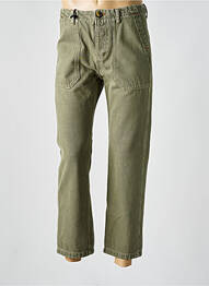 Jeans coupe droite fermeture boutonnée sur le devant taille normale vert TEDDY SMITH homme