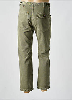 Jeans coupe droite fermeture boutonnée sur le devant taille normale vert TEDDY SMITH homme
