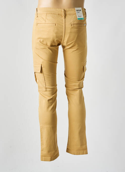 Pantalon cargo beige PEPE JEANS pour homme